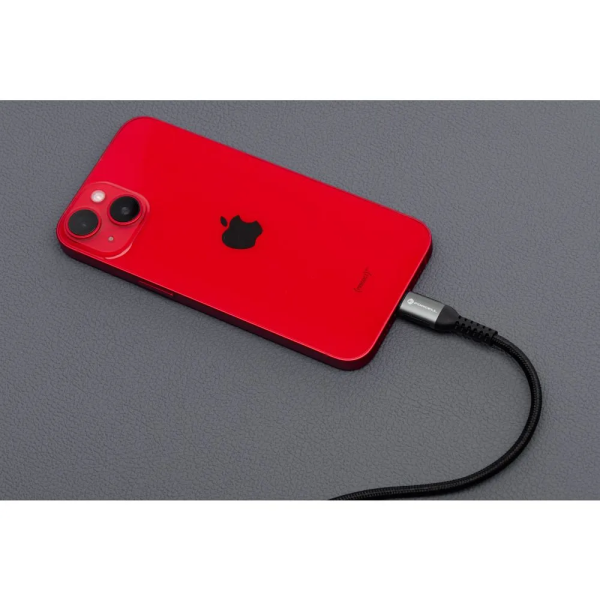 FORCELL F-ENERGY Câble nylon tressé USB-C vers Lightning 3A 27W 3m