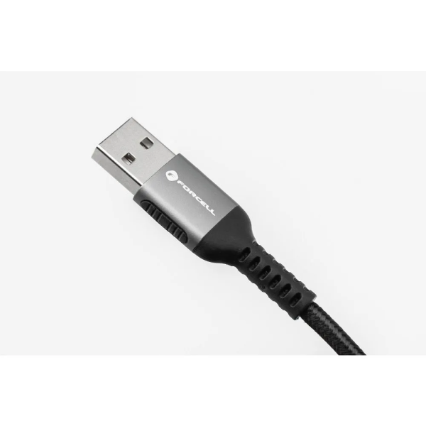 FORCELL F-ENERGY Câble nylon tressé USB-A vers USB-C 3A 66W 3m