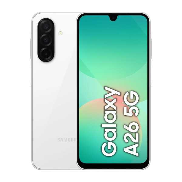SAMSUNG Galaxy A26 5G Blanc - Neuf