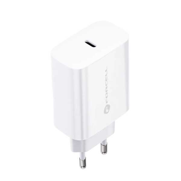 FORCELL F-ENERGY Chargeur secteur USB-C avec câble USB-C vers USB-C...