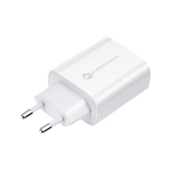 FORCELL F-ENERGY Chargeur secteur USB-C avec câble USB-C vers USB-C...