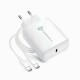 FORCELL F-ENERGY Chargeur secteur USB-C avec câble USB-C vers USB-C...