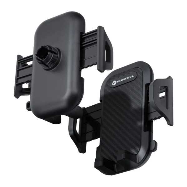 FORCELL Support de téléphone en carbone pour voiture pare-brise ave...