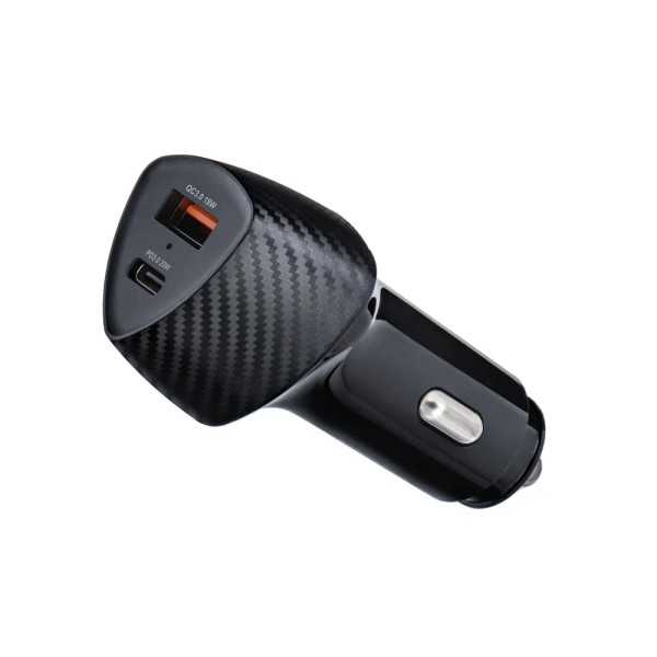 FORCELL F-ENERGY Chargeur adaptateur rapide carbone pour voiture US...