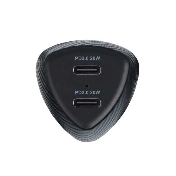 FORCELL F-ENERGY Chargeur adaptateur rapide carbone pour voiture 2x...