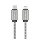 FORCELL F-ENERGY Câble métal charge rapide USB-C vers Lightning 27W 1m