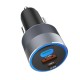 FORCELL F-ENERGY Chargeur adaptateur alu pour voiture 2x USB-C + US...