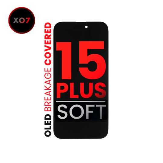 Bloc écran OLED pour iPhone 15 Plus - Aftermarket Pro - XO7 Soft