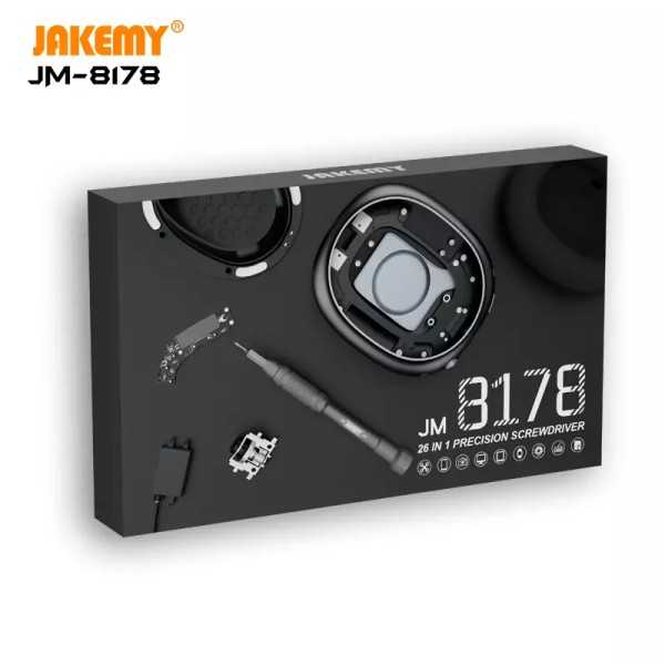 JAKEMY JM-8178 Kit Tournevis (26 en 1)