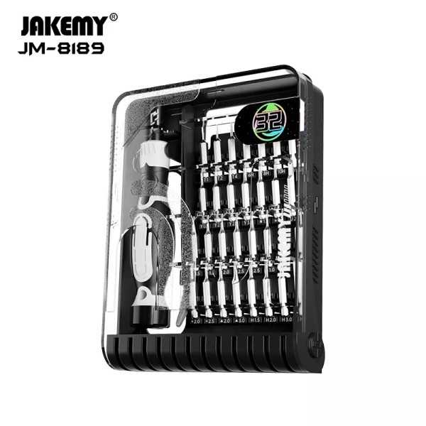 JAKEMY JM-8189A Kit Tournevis (32 en 1)