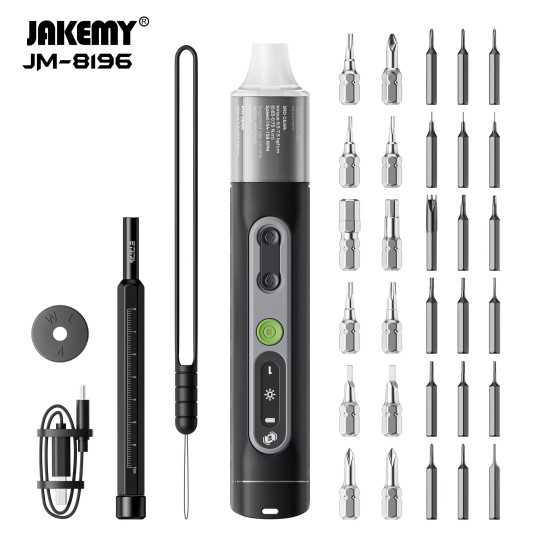 JAKEMY JM-8196 Tournevis Electrique (35 en 1)