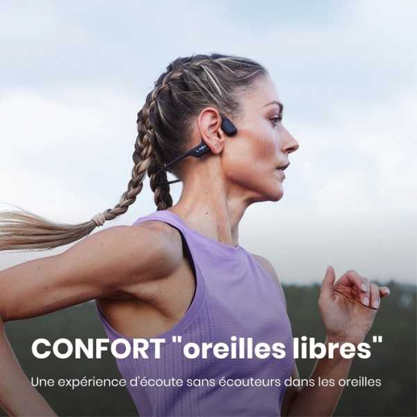 SHOKZ OpenRun Pro - Ecouteurs bluetooth TWS à conduction osseuse