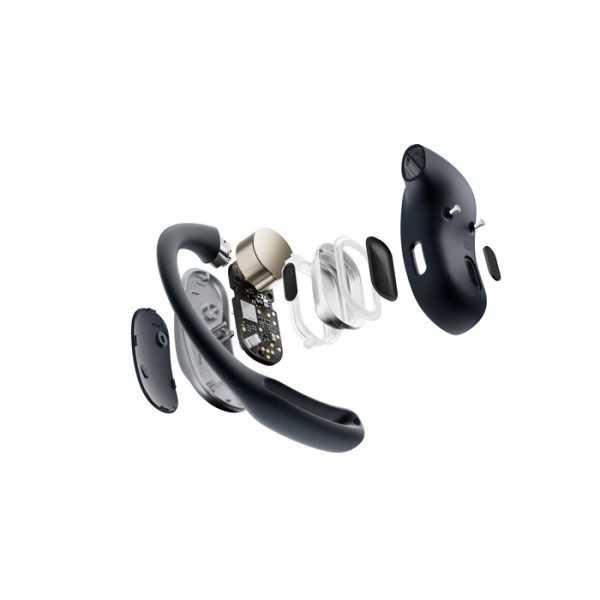 SHOKZ OpenFit Air Noir - Ecouteurs bluetooth TWS à conduction osseuse