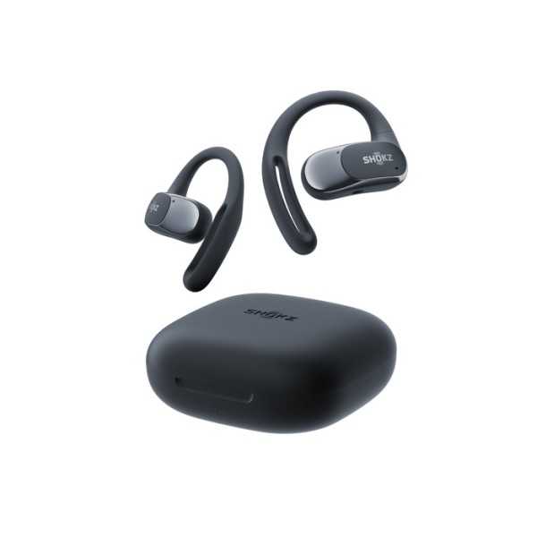 SHOKZ OpenFit Air Noir - Ecouteurs bluetooth TWS à conduction osseuse