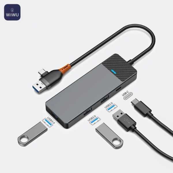 Hub Wiwu Linker A431C (Type-C & USB)