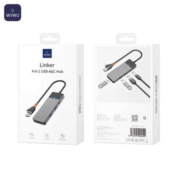 Hub Wiwu Linker A431C (Type-C & USB)