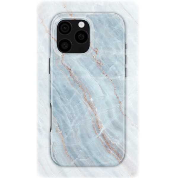 Light Blue Marble | Coque de téléphone 3D 2en1 Ultra-résistante