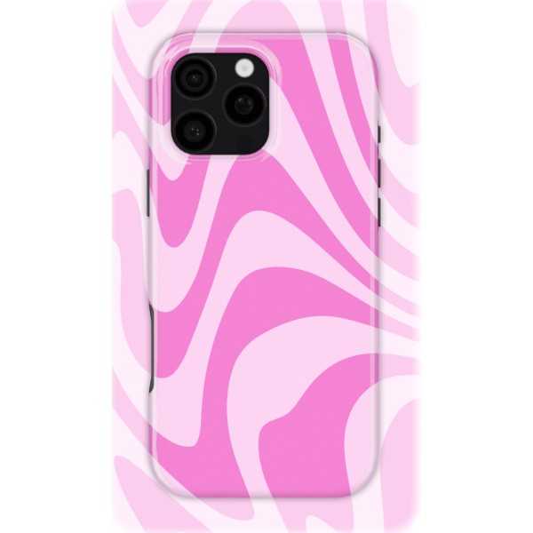 Pink Candy Waves | Coque de téléphone 3D 2en1 Ultra-résistante
