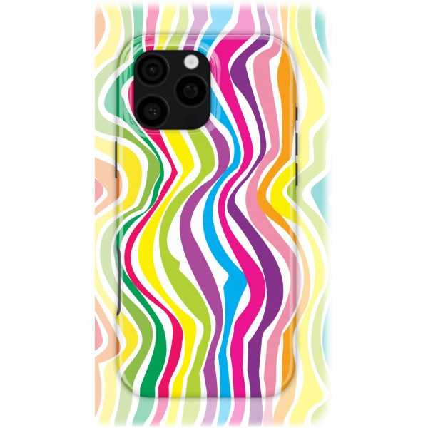 Kaleidoscope Race | Coque de téléphone 3D 2en1 Ultra-résistante