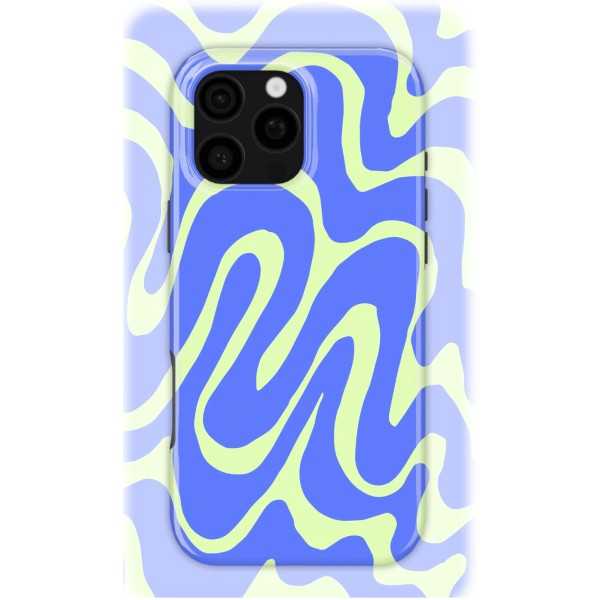 Neon Ripples | Coque de téléphone 3D 2en1 Ultra-résistante