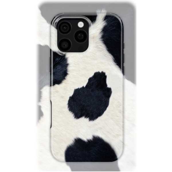Cowhide Chic | Coque de téléphone 3D 2en1 Ultra-résistante