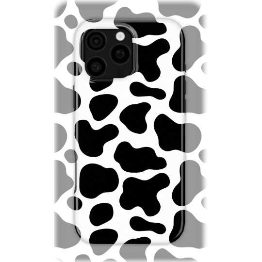 Black & White Flair | Coque de téléphone 3D 2en1 Ultra-résistante