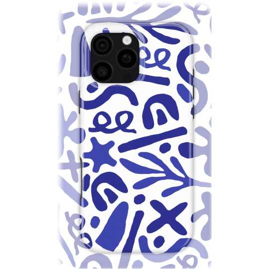 Blue Festival | Coque de téléphone 3D 2en1 Ultra-résistante
