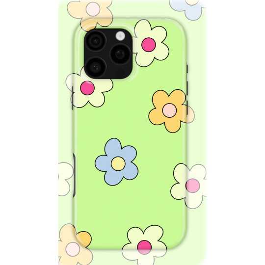 Childish Flowers | Coque de téléphone 3D 2en1 Ultra-résistante