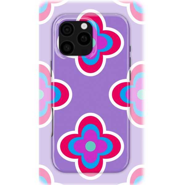 Retro Bloom | Coque de téléphone 3D 2en1 Ultra-résistante