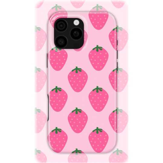 Just Strawberries | Coque de téléphone 3D 2en1 Ultra-résistante