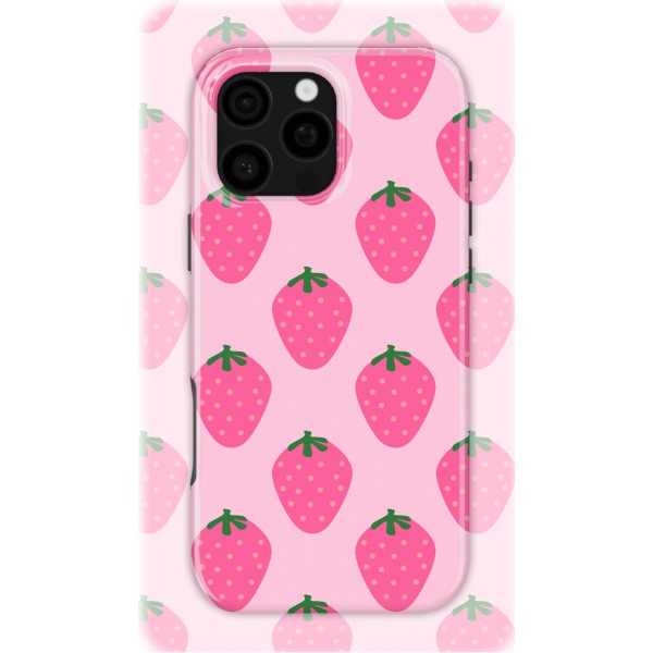 Just Strawberries | Coque de téléphone 3D 2en1 Ultra-résistante