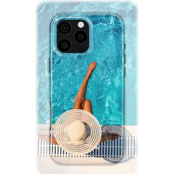 Poolside Paradise | Coque de téléphone 3D 2en1 Ultra-résistante
