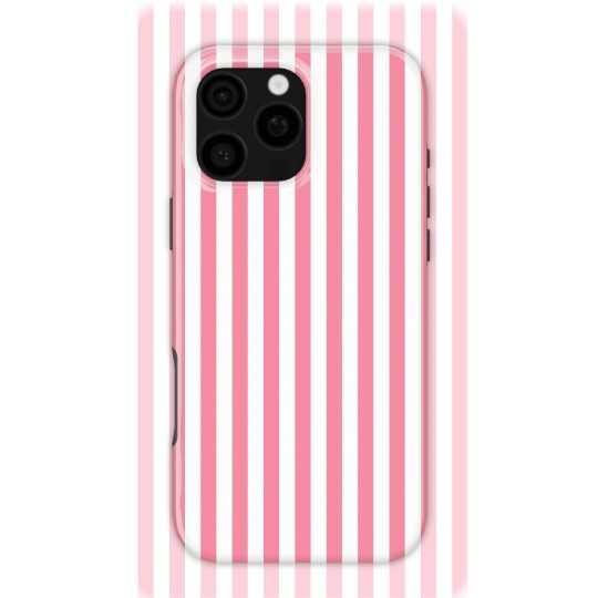 Pink Stripes | Coque de téléphone 3D 2en1 Ultra-résistante