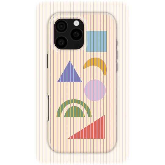 Geometric Collection | - Coque de téléphone 3D 2en1 Ultra-résistante