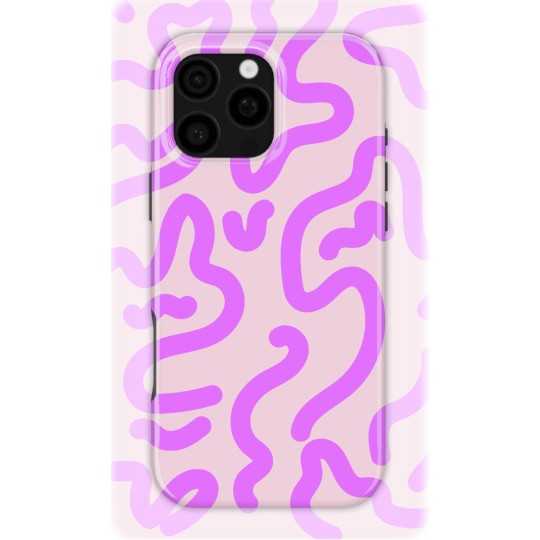 Rosy Currents | Coque de téléphone 3D 2en1 Ultra-résistante