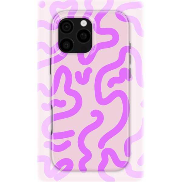 Rosy Currents | Coque de téléphone 3D 2en1 Ultra-résistante