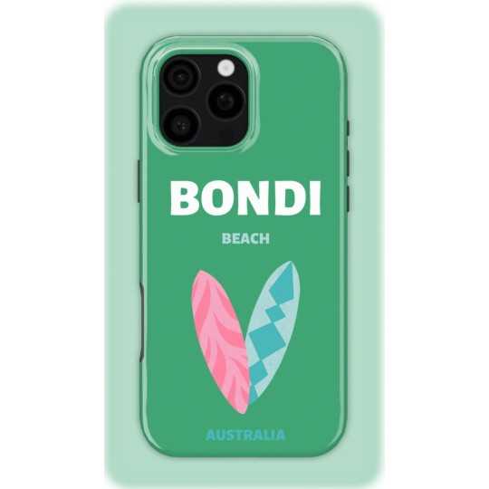Bondi Beach Case | Coque de téléphone 3D 2en1 Ultra-résistante