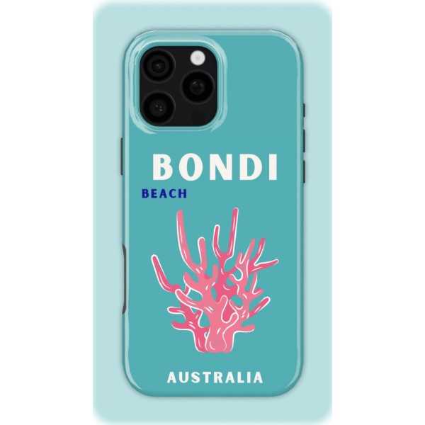 Bondi Beach Case | Coque de téléphone 3D 2en1 Ultra-résistante