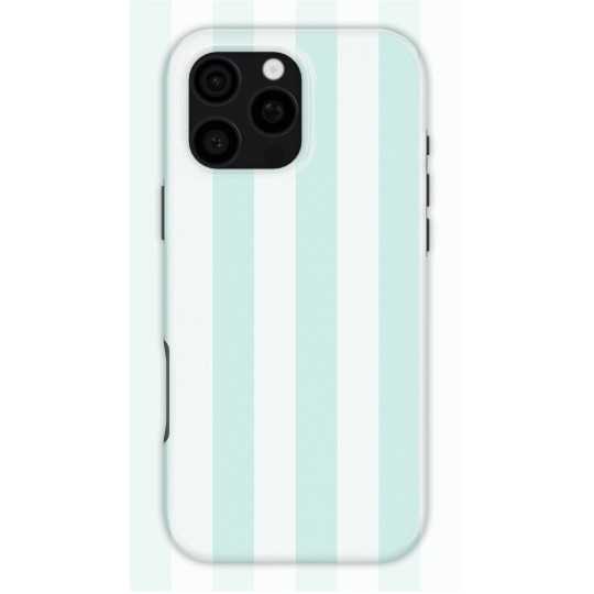 Light Blue Stripes Case | Coque de téléphone 3D 2en1 Ultra-résistante