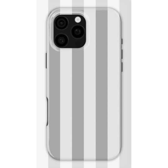 Grey Stripes Case | Coque de téléphone 3D 2en1 Ultra-résistante