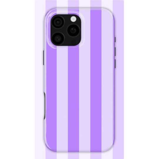 Purple Stripes Case | Coque de téléphone 3D 2en1 Ultra-résistante