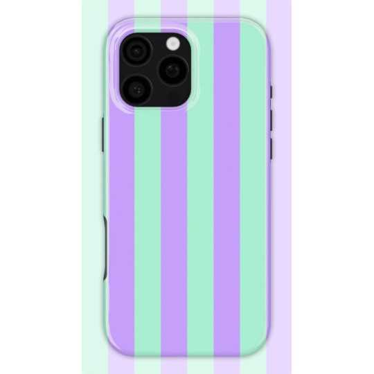 80's Stripes Case | Coque de téléphone 3D 2en1 Ultra-résistante