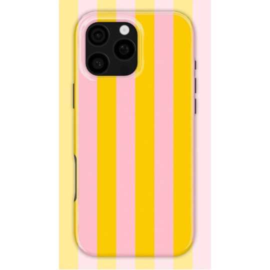 Sunny Stripes Case | Coque de téléphone 3D 2en1 Ultra-résistante