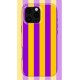 Purple Pie Stripes Case | Coque de téléphone 3D 2en1 Ultra-résistante