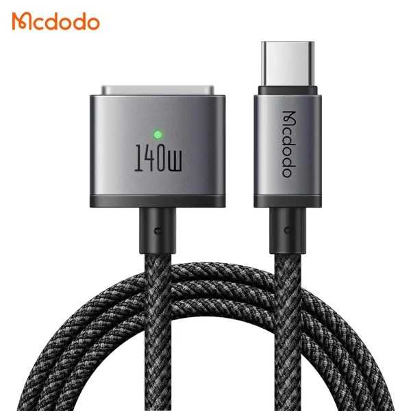 MCDODO Câble de charge magnétique USB-C vers Magsafe3 140W 2m