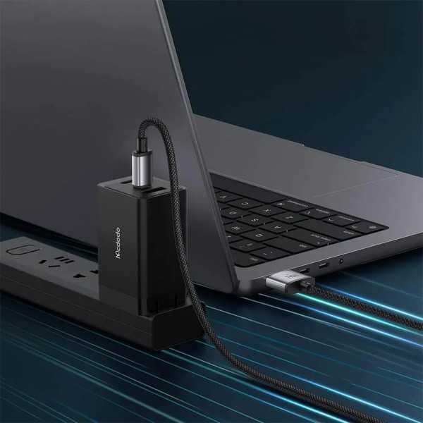 MCDODO Câble de charge magnétique USB-C vers Magsafe3 140W 2m