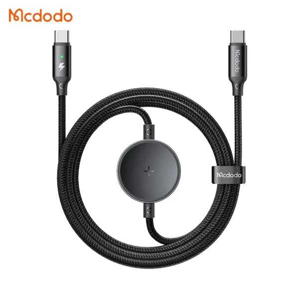 MCDODO Câble de charge montre connectée USB-C vers USB-C 60W + Pad ...