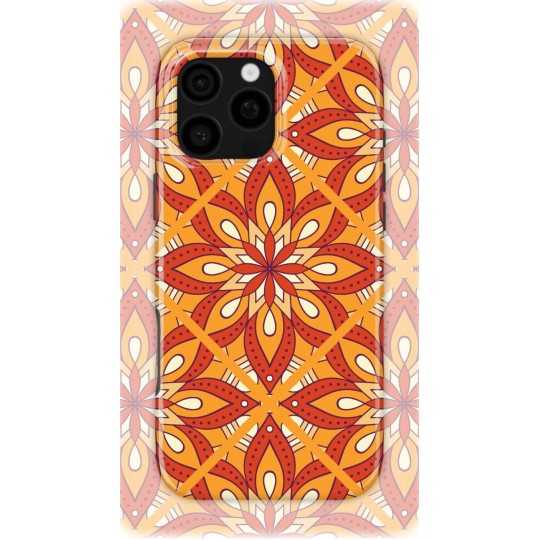 Tangerine Bloom | Coque de téléphone 3D 2en1 Ultra-résistante
