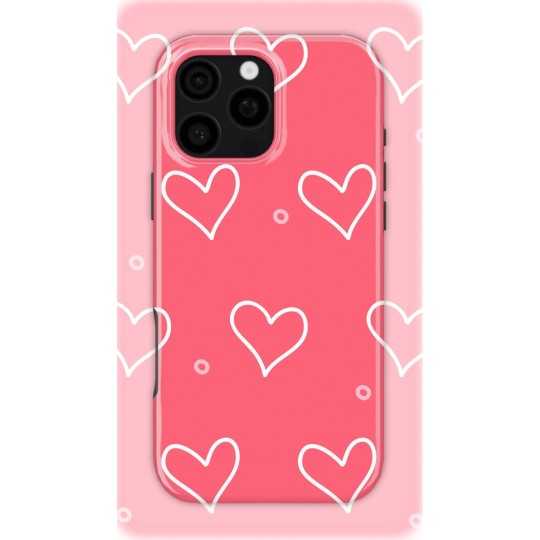 Simple Love | Coque de téléphone 3D 2en1 Ultra-résistante