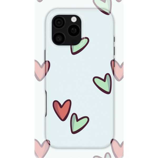 Little Hearts | Coque de téléphone 3D 2en1 Ultra-résistante
